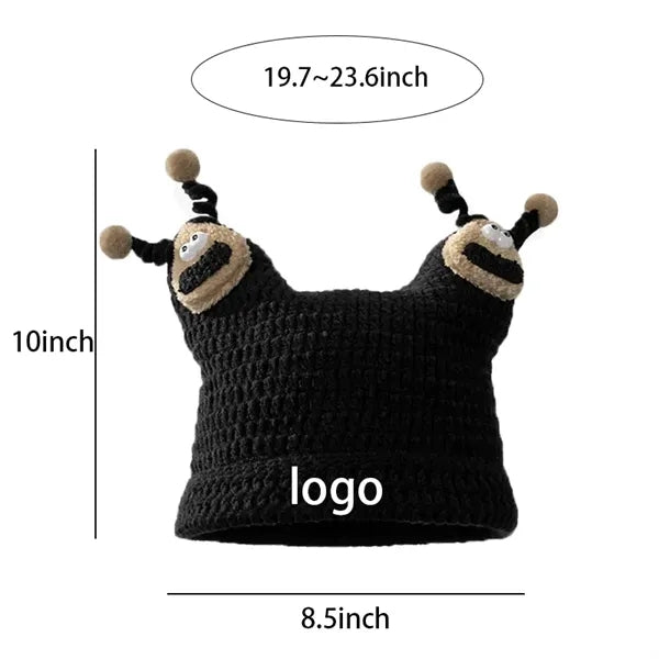 MOQ50PCS Cute Knit Skull Cap Beanie Warm Winter Hats