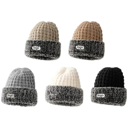MOQ50PCS Knit Hat Windproof Outdoor Autumn and Winter