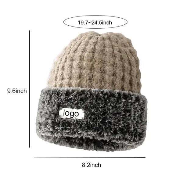 MOQ50PCS Knit Hat Windproof Outdoor Autumn and Winter
