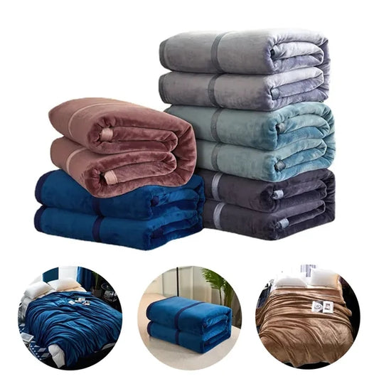 Soft Lightweight Plush Cozy Twin Bed Blankets 70"x79"