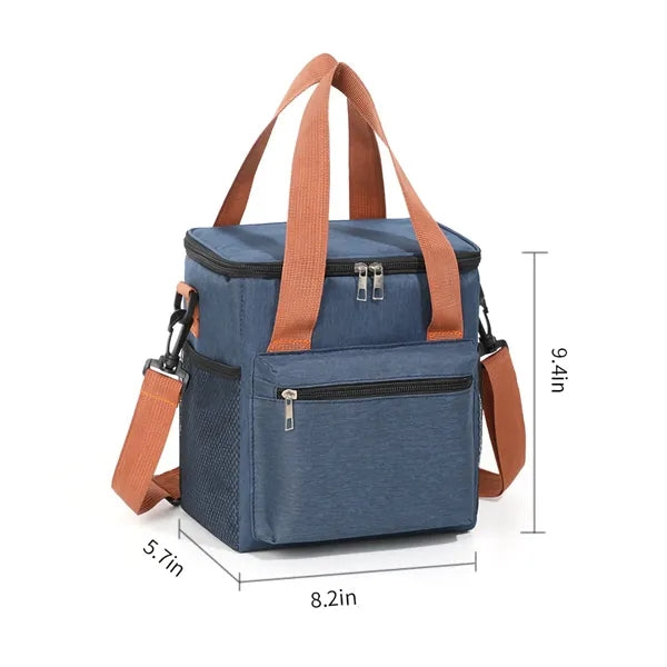 Insulated Portable Big Leakproof Crossbody Lunch Cooler Bag