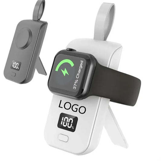 Portable 2 in 1 Wireless Watch Charger Power Bank