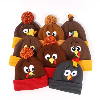 Turkey Thanksgiving Beanie