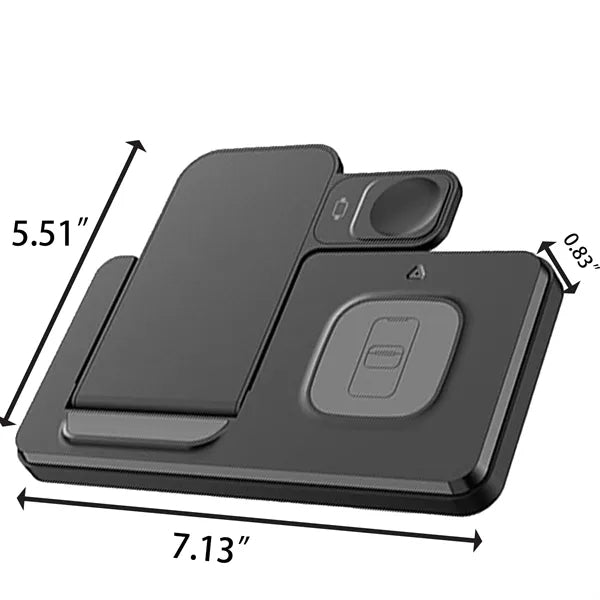 3 in 1 Wireless Charging Station 15W Fast Charge