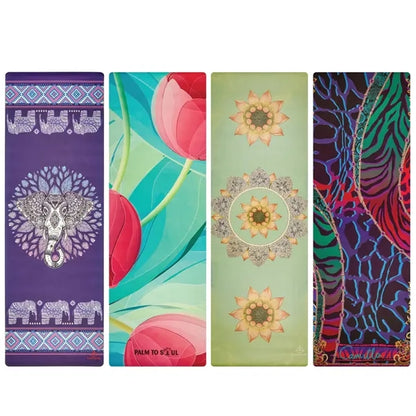 Professional 3mm Yoga Mat w/Rubber Base Full Color Dye Sub