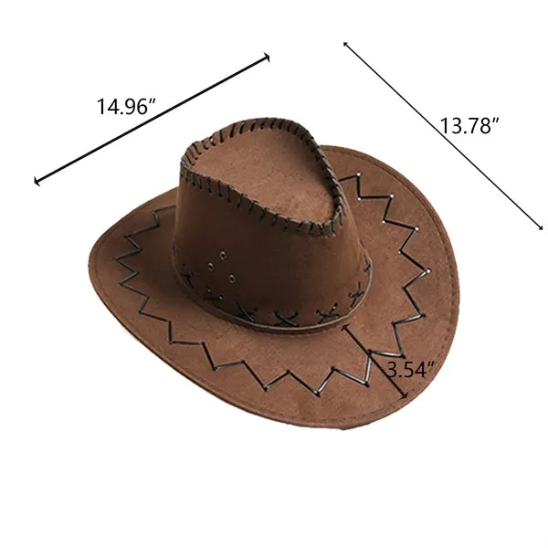 American Vintage Large Eaves New Western Cowboy Hat