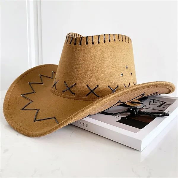 American Vintage Large Eaves New Western Cowboy Hat