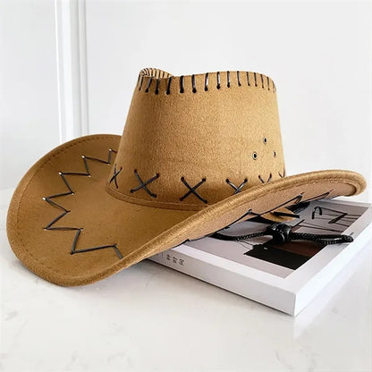 American Vintage Large Eaves New Western Cowboy Hat