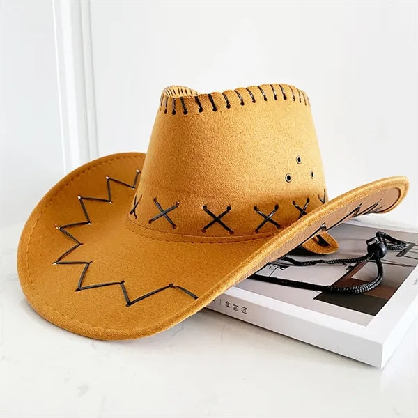 American Vintage Large Eaves New Western Cowboy Hat
