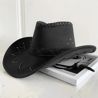 American Vintage Large Eaves New Western Cowboy Hat
