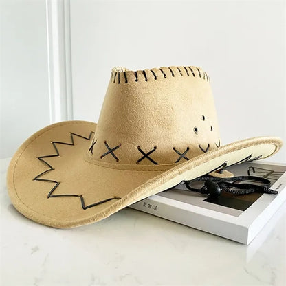 American Vintage Large Eaves New Western Cowboy Hat