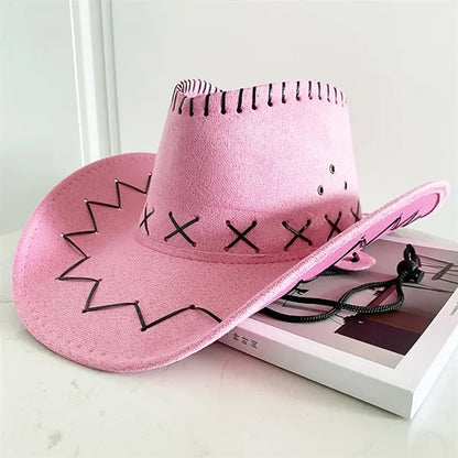 American Vintage Large Eaves New Western Cowboy Hat