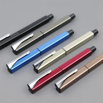 Square Gel Pens Metal Barrel