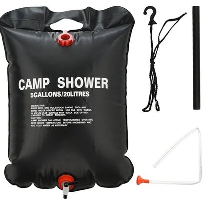20L Portable Outdoor Solar Foldable Camping Shower Bag