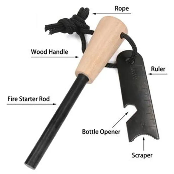Portable Outdoor Emergency Magnesium Stick Fire Starter
