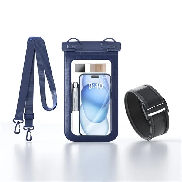 Universal Waterproof Phone Pouch with Lanyard And Arm Band