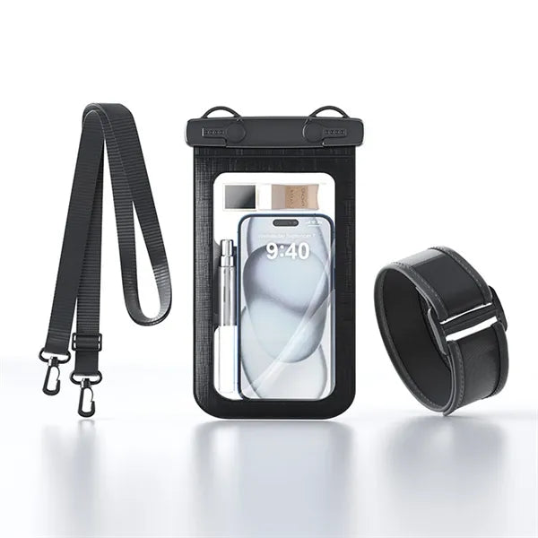 Universal Waterproof Phone Pouch with Lanyard And Arm Band