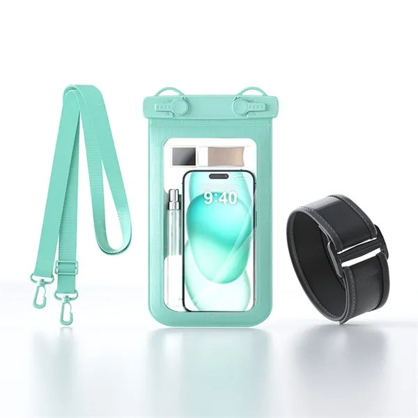 Universal Waterproof Phone Pouch with Lanyard And Arm Band