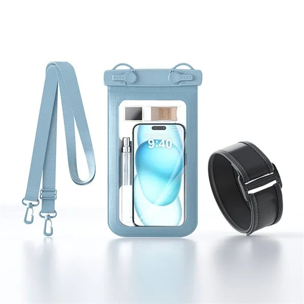 Universal Waterproof Phone Pouch with Lanyard And Arm Band