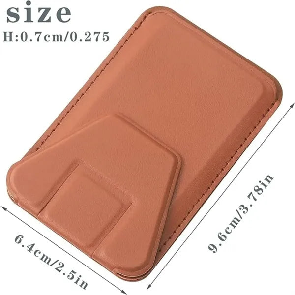 Magnetic Foldable Phone Holder Business Wallet Style