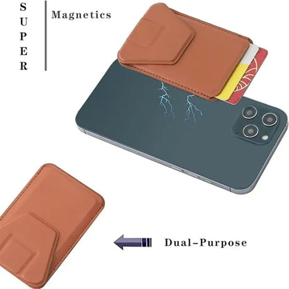 Magnetic Foldable Phone Holder Business Wallet Style