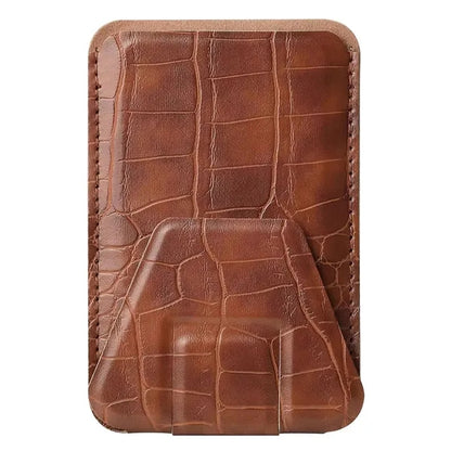 Magnetic Foldable Phone Holder Business Wallet Style