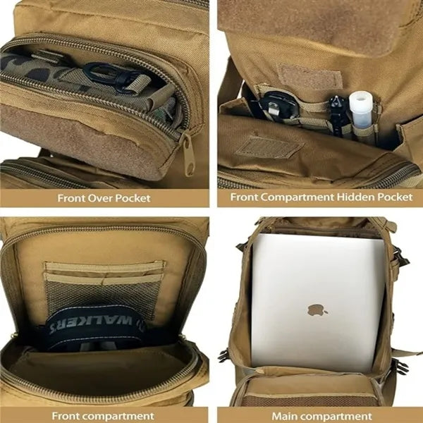 Tactical Backpack Military Army Survival Waterproof Escape