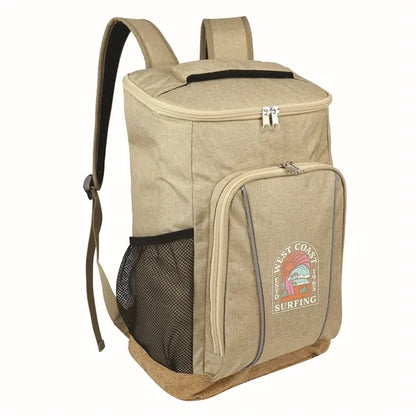 Sustainable Cork & RPET Backpack Cooler
