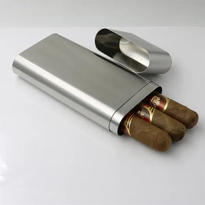 2oz. Oval Cigar Wine Tube Small Waist Bottle Portable