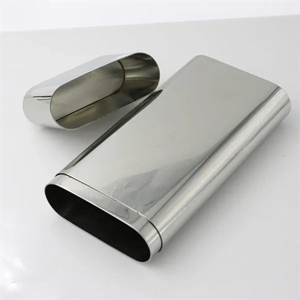2oz. Oval Cigar Wine Tube Small Waist Bottle Portable