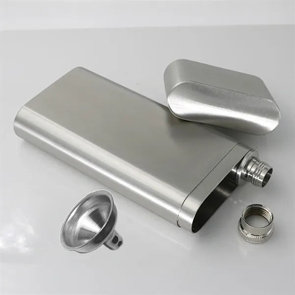 2oz. Oval Cigar Wine Tube Small Waist Bottle Portable