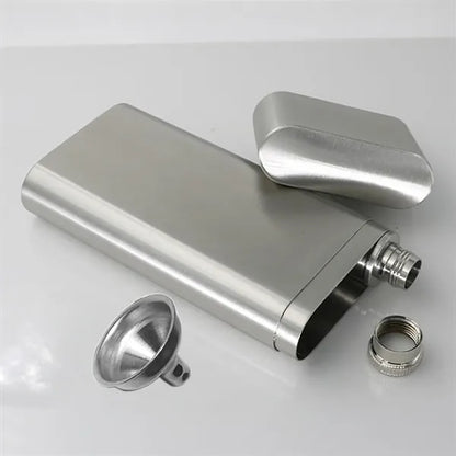 2oz. Oval Cigar Wine Tube Small Waist Bottle Portable