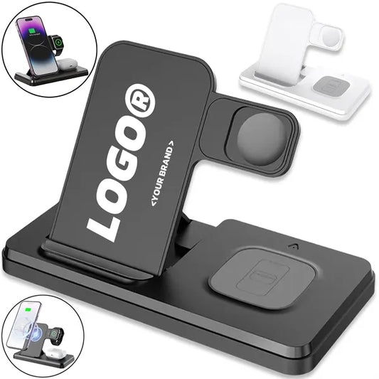 3 in 1 Wireless Charging Station 15W Fast Charge