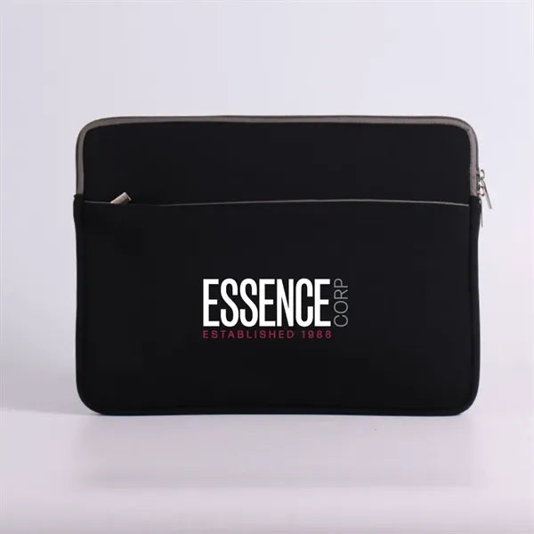 Neoprene Laptop Sleeve With Front Accessory Pocket