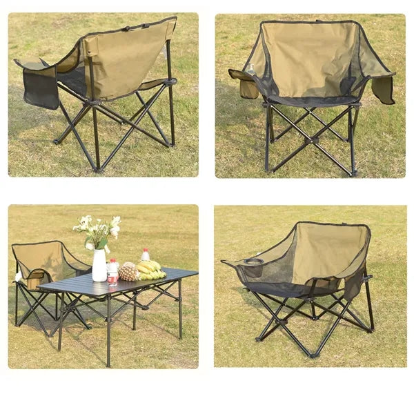 Outdoor Folding Moon Chair For Summer Portable Camping