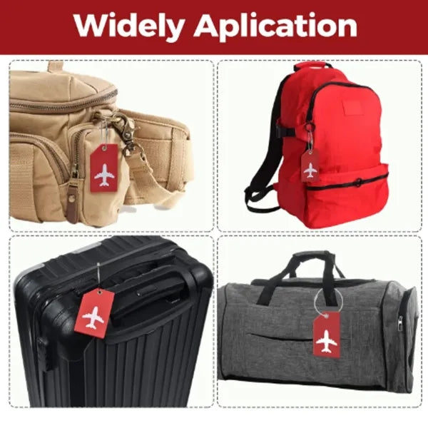 Upgraded Silicone Travel Luggage Tag With Name ID