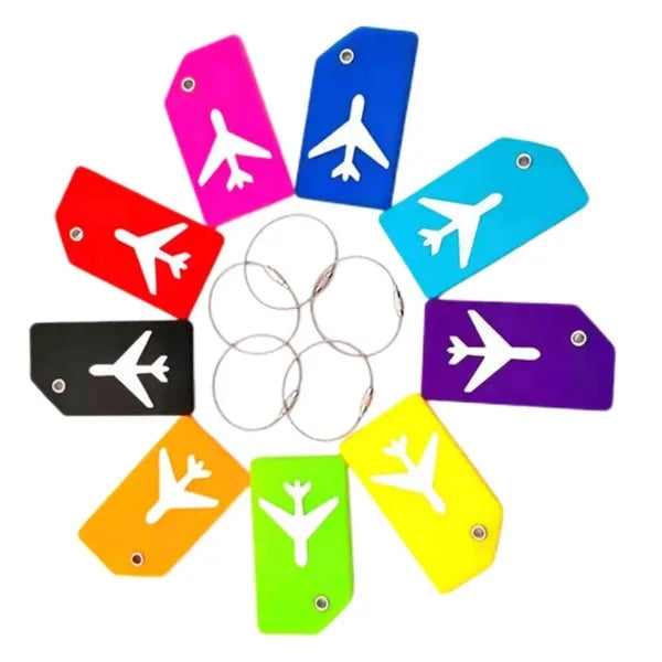 Upgraded Silicone Travel Luggage Tag With Name ID