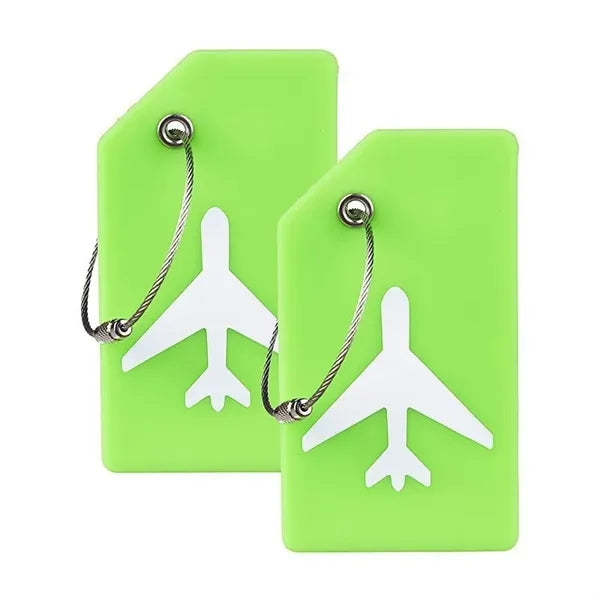 Upgraded Silicone Travel Luggage Tag With Name ID