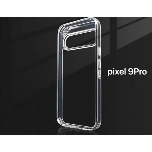 Google Pixel 9 PRO XL Clear Hardshell Case with TPU Bumpers