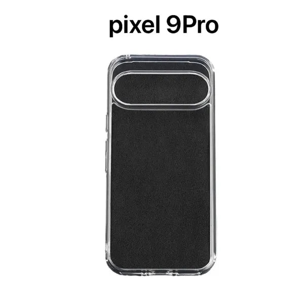 Google Pixel 9 PRO XL Clear Hardshell Case with TPU Bumpers