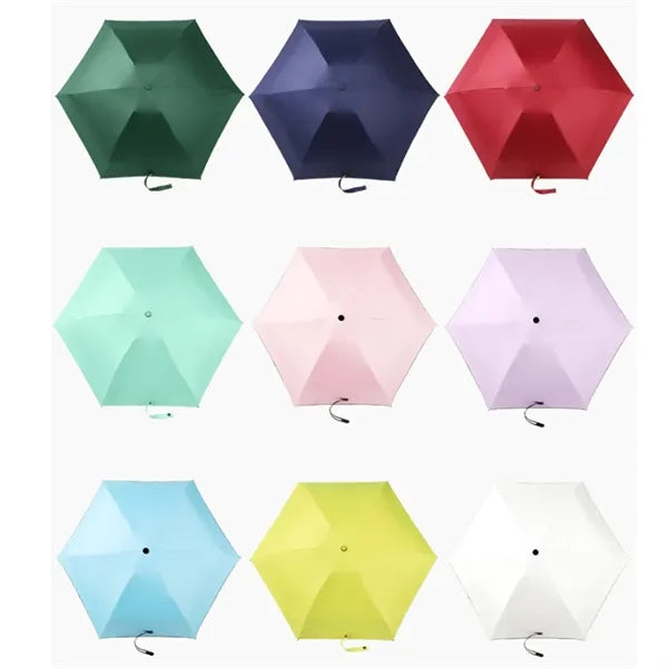 Capsule Case Mini Six-Bone Umbrella