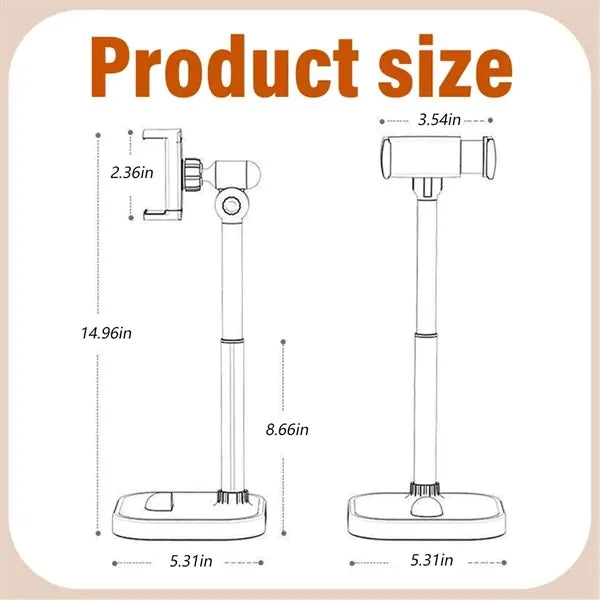 Desk Video Recording Universal Adjustable Tablet Phone Stand