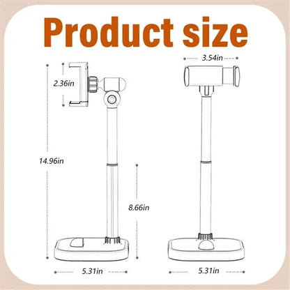 Desk Video Recording Universal Adjustable Tablet Phone Stand