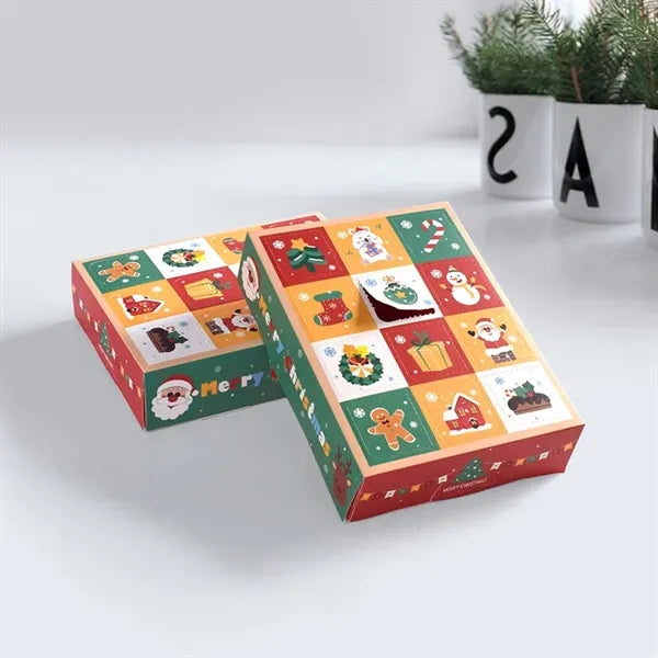 5pcs Empty Christmas Advent Calendar Boxes