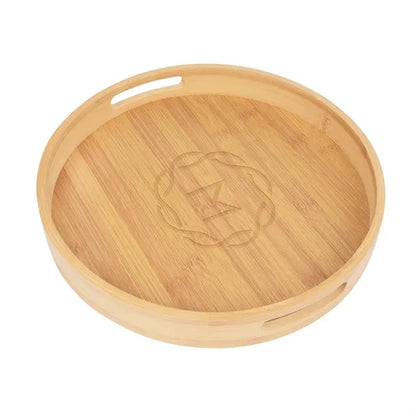 Bamboo Serving Tray With Handles