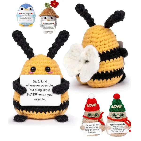 Handcrafted Knitted Wool Funny Doll