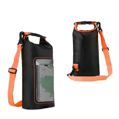 2L Outdoor Beach Waterproof Backpack Clear Phone Pouch