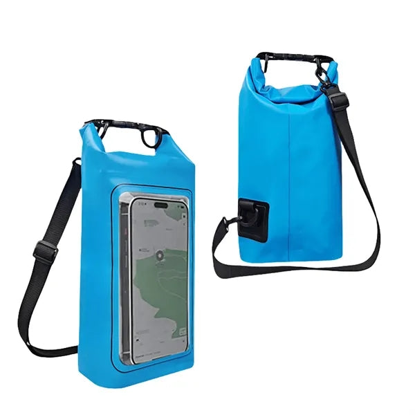 2L Outdoor Beach Waterproof Backpack Clear Phone Pouch
