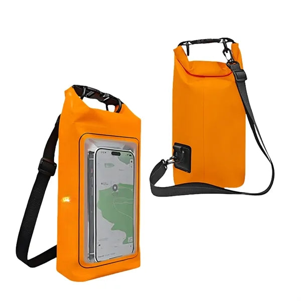 2L Outdoor Beach Waterproof Backpack Clear Phone Pouch