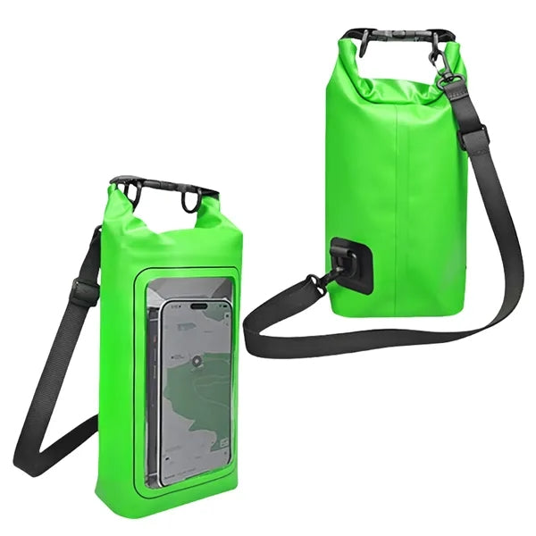 2L Outdoor Beach Waterproof Backpack Clear Phone Pouch